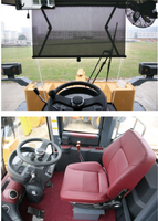 LONKING CDM855N Front Loader Backhoe Loader Gearbox Penggunaan Lama Ekonomis Cakar Penjepit Kayu Berat 5 Ton Wheel Loader