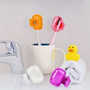 Protège-têtes de voyage, étui de protection pour brosse, clip en plastique portable pour la maison et les voyages - Product Image 2