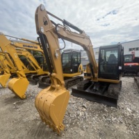 Excavatrice Caterpillar CAT306D d'occasion de 6 tonnes, d'origine japonaise, faible nombre d'heures, pour travaux agricoles, aménagement paysager et petits projets de construction