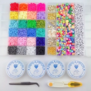 <span class=keywords><strong>Bijoux</strong></span> à breloques accessoires de bricolage faits à la main perles en argile polymère souple <span class=keywords><strong>Kit</strong></span> de fabrication de <span class=keywords><strong>bijoux</strong></span> <span class=keywords><strong>pour</strong></span> adultes enfants bricolage - Product Image 4