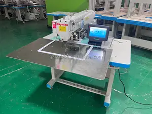 ماكينة خياطة الأنماط القابلة للبرمجة بالكمبيوتر للحقائب والحقائب اليدوية، ماكينة خياطة صناعية للسلع الجلدية
