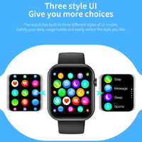 SENBONO G20 Reloj Inteligente Cuadrado OEM ODM para Hombre con Llamadas BT y Pantalla Grande HD, Smartwatch Deportivo para Hombre y Mujer para IOS, Android, Xiaomi