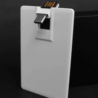 Tarjeta de Presentación con Memoria USB Integrada de 4gb 8gb 16gb 32gb 64gb para Teléfono Móvil, TV y Computadora