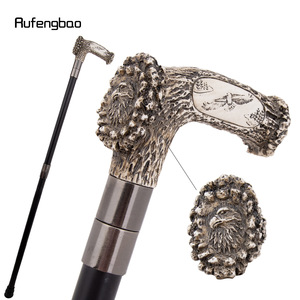 Canne de randonnée Flat Eagle, 3 sections, acier au carbone, style britannique, pour usage extérieur - Product Image 2