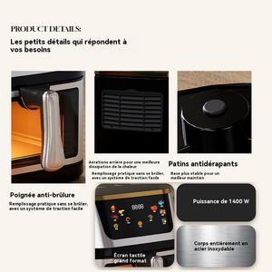 <span class=keywords><strong>Friteuse</strong></span> Fours électriques <span class=keywords><strong>Friteuse</strong></span> Frayer Friteuses Accessoires Flyer Airfreyer 15 l Airfrayer Hot Oven Glass - Product Image 4