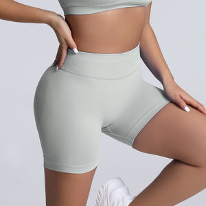 Nouvel Arrivage Personnalisé Short de Sport Sans Couture Taille Haute pour Femme, Course, Entraînement, Fitness, Gym, Yoga - Product Image 5