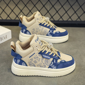 Chaussures de sport pour enfants, tige synthétique, semelle extérieure en caoutchouc, semelle intermédiaire en EVA, doublure en peluche, baskets tendance pour garçons, hiver - Product Image 2