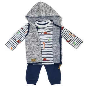 Vendite dirette della fabbrica set di abbigliamento per neonati appena nati set di vestiti per bambini 100% cotone set di vestiti per bambini abbigliamento in cotone