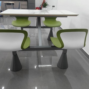 Ensemble de salle à manger 4 pièces jaune-vert avec structure de support durable pour enfants - Product Image 2