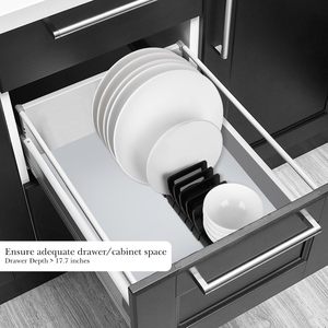 Newly Kitchen Sink Caddy PP Plastic Standing Non-Folding Single Tier Flexible Design Dish <b>Plate</b> Drying <b>Rack</b> - Product Image 4