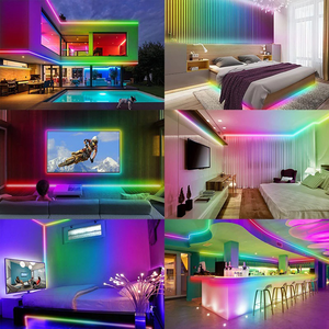 5V USB RGB Smart LED Strip Light Bluetooth APP 24‑Key IR Remote Control Flexible <b>TV</b> <b>Backlight</b> Ambient Decor LED Tape - Product Image 6