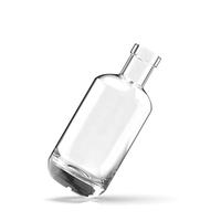 Bouteille en verre personnalisée de haute qualité, sur mesure, unique, de 375 ml, pour whisky, rhum, tequila, vodka, avec bouchons