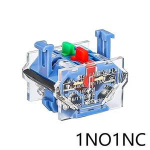 1 Kontak Perak a Sakelar Tombol Tekan LA39 LA38 1NO1NC 2NO Aksesori Kontak DIY - Product Image 4