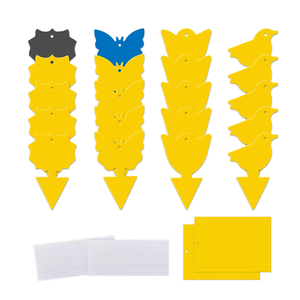 ตัวดักจับแมลงสีเหลืองสำหรับบ้านกลางแจ้งกับดักแมลงวันเหนียวสำหรับแขวน - Product Image 1