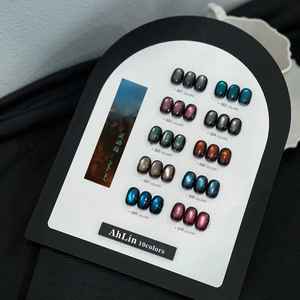 Vente chaude, gel pour œil de chat de haute qualité, 15 ml, ensemble de gel pour œil de chat, écologique, non toxique, 10 couleurs, kit de gel pour œil de chat, vernis gel UV pour salon de manucure - Product Image 5