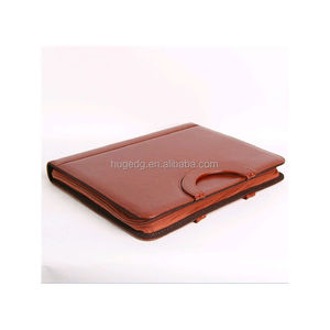 Zipper Business <strong>Portfolio</strong> <strong>Folder</strong> with Handle Notepad Calculator Portable Business Bag Organizer for Documents, Tablet - Product Image 5