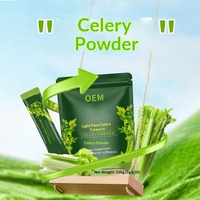Poudre de céleri lyophilisée sauvage, personnalisation OEM sous marque privée, riche en fibres alimentaires, substitut de repas, 20 sachets de 5g