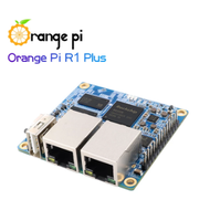 Placa de expansión Orange Pi R1 Plus Disipador de calor de aluminio, enrutador OpenWRT SBC con Dual GbE, ejecuta Android 9 / Ubuntu / Debian OS