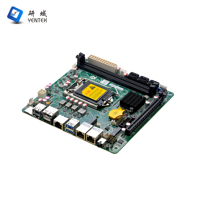 Mini ITX Motherboard LGA1151 H270 6th-9th Gen Core I3 I5 I7 I9 2 Intel I226V 2.5GbE LAN 6 SATA RAID M.2 NVMe DP HD 4K Server