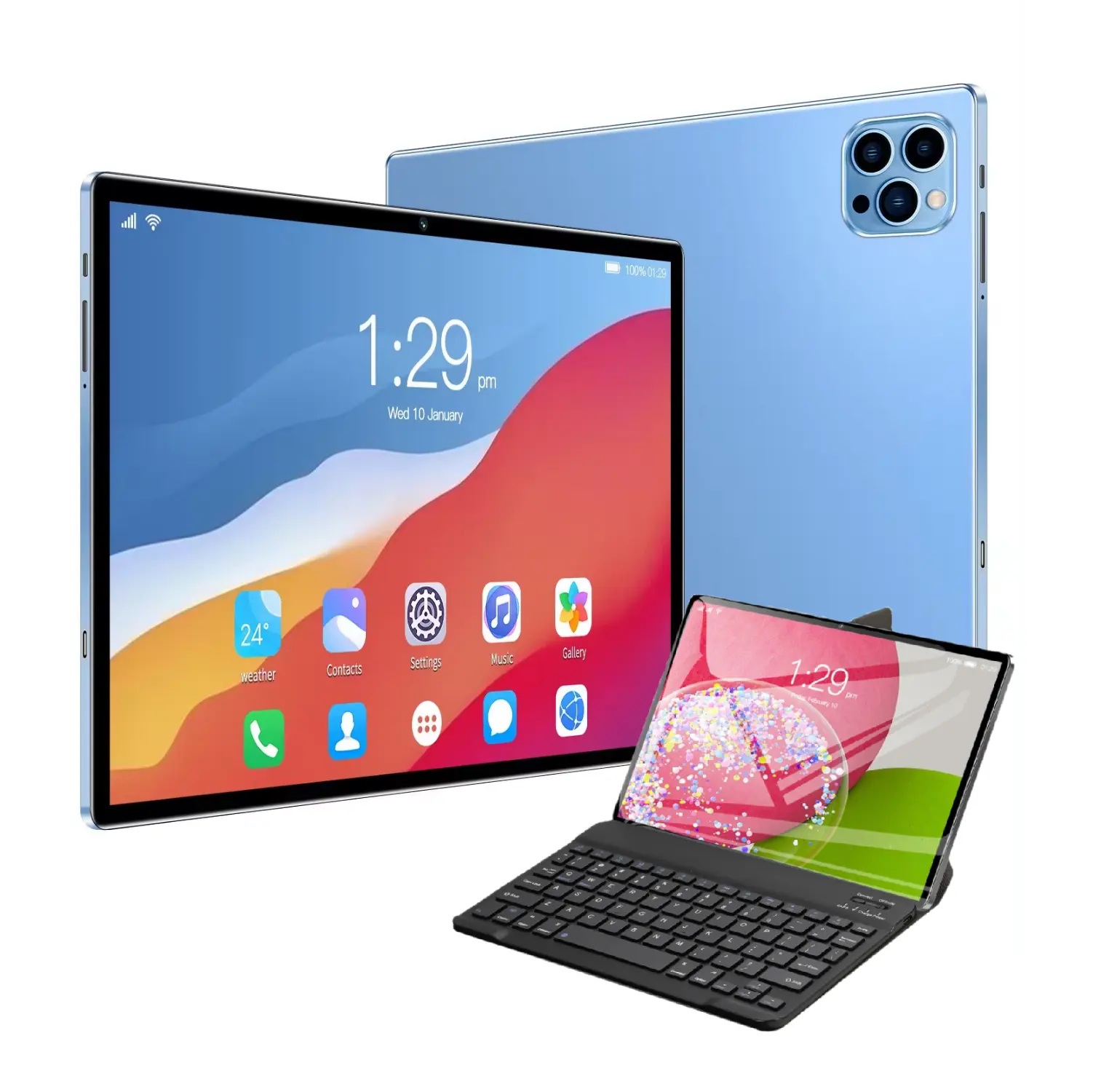 Preço de fábrica assistente de aprendizagem android Tablet 6 + 128GB jogo assistindo TV SIM dual card de 10,1 polegadas HD Android 12 4G tablet PC