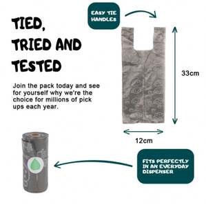 Nueva Bolsa para Excrementos de Mascotas, Bolsa para Recoger Excrementos de Perro, Bolsa Biodegradable para Excrementos de Perro, Fabricantes de Bolsas para Excrementos de Perro, Personalización Disponible - Product Image 2