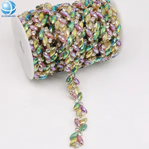 Hot Classic Rhinestone Crystal Cup Cain Roll For Shoe Trimming Decorations Garment Accessories