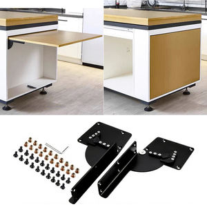 Support de porte de placard réglable en hauteur, pliable à 90 degrés, montage mural, <span class=keywords><strong>table</strong></span> d'ordinateur, rabat, support avec charnière - Product Image 1