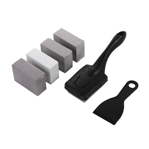 Kit de nettoyage pour barbecue Good Morning 25cmx8cmx5cm – Outils minimalistes pour grillades avec brosse et raclette pour la cuisson en extérieur - Product Image 1