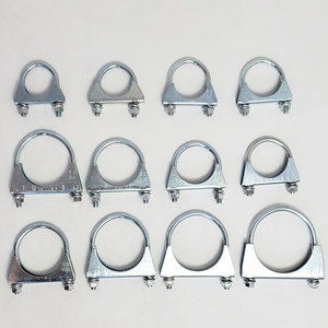 Universal Galvanized <b>U</b>-<b>Bolt</b> Exhaust Pipe Clamp 2" 2.25" 2.5" 2.75" 3" Automotive Exhaust Connector Factory Direct 2% Discount - Product Image 4