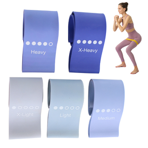 高级透气阻力带套装女性臀肌腿部核心力量训练健身带 - Product Image 4