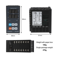 Controlador de Temperatura Integrado con Temporizador TUOBANG TC3-401T, Termostato Industrial PID para Máquina de Prensa de Calor