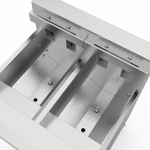 OFE-226 2*21.5L เครื่องทอดไก่ไฟฟ้าเชิงพาณิชย์สองถังผลิตในโรงงานกวางซิงของจีน - Product Image 4