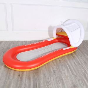 Foldable Striped Pool <b>Float</b> Lounger <b>Inflatable</b> Swimming Pool Hammock Raft for Adults - Product Image 3