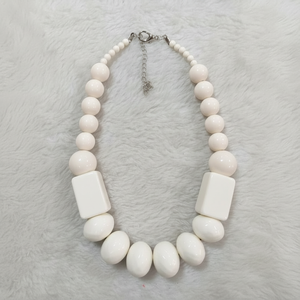 Vintage Resin <b>Bead</b> Jewelry Making <b>Set</b> for Women with Necklace Ball Shape and Rope Chain - Product Image 1