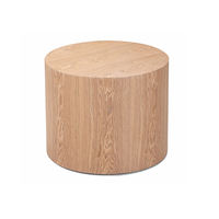 Table de jetée en bois massif Design nordique moderne Table d'appoint en bois pour salon Convient avec des ornements de souche d'arbre