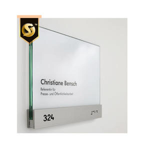 Letrero curvo de aluminio para la dirección del hogar, placa de pared, número de puerta, placa para el hogar, oficina - Product Image 5