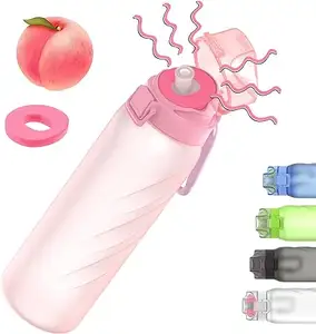 2023 BPA Free Fruit Fragrance Sports Drinking Water Bottle Fruit Flavor Water Air Scented with Flavor pod Cups