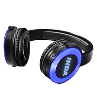 Casque de disco silencieux 3 canaux RF770 personnalisé pour soirées dansantes, lumières RGB sur la tête et les oreilles, amplification des basses, 12+ heures d'autonomie
