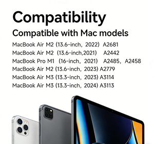 Câble d'alimentation blindé en nylon de 2 m 140 W Type-C avec connecteur magnétique pour appareils <span class=keywords><strong>Macbook</strong></span> <span class=keywords><strong>Pro</strong></span>/Air – Câble de charge et de données avec garantie - Product Image 3