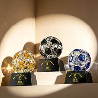 Trophée de basketball en cristal personnalisé et créatif pour la médaille MVP du championnat, récompense de compétition sportive, souvenir gravé écologique