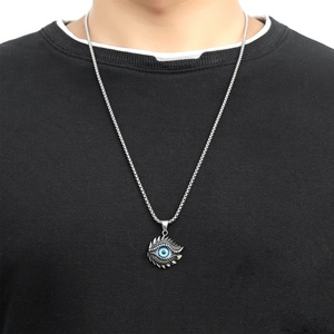 จี้สแตนเลส 316 สไตล์โกธิค เครื่องประดับฮิปฮอป สร้อยคอ จี้ห้อยคอ เครื่องประดับผู้ชาย - Product Image 3