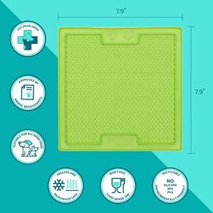 <span class=keywords><strong>LickiMat</strong></span> Mangeoire lente pour chiens réducteur d'ennui et d'anxiété pour friandises alimentaires yaourt ou beurre d'arachide Alternative Slow Feed Dog Bowl - Product Image 3