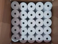 Kertas Gulung Kasir Thermal 80x80 mm Langsung dari Pabrik untuk Penggunaan POS ATM Bank Lapisan Tunggal Tahan Air