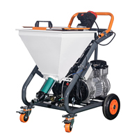Nouvelle machine à projeter du ciment F8 avec moteur haute puissance 3000W, trémie de 18L, caractéristiques imperméables et ignifuges