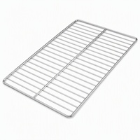 Grille de barbecue en acier inoxydable, anti-rouille, robuste, écologique, pour camping en plein air, compatible lave-vaisselle