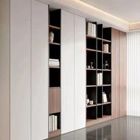 Estanterías y Armarios de Madera Modernos Personalizados para Sala de Estar, Dormitorio, Estudio, Comedor, Taller, Hotel, Villa - Ecológicos