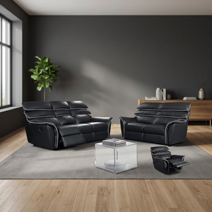 Recliner Sofa BIS 145 Modern Genuine Leather Modular Design 3+2+1 Living Room Furniture Home Office Apartment Exterior Malaysia - Product Image 3