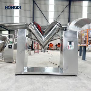 Mezclador tipo V de acero inoxidable 304 para mezclar polvos, partículas pequeñas industriales y polvos de batería de litio - Product Image 6