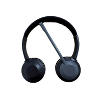 Casque OEM 2.4G/BT avec microphone, casque PC pour le bureau/les appels vidéo avec batterie remplaçable