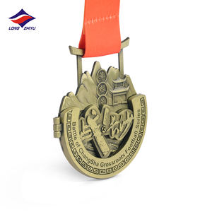 Longzhiyu 17 jahre professionelle sportmedallie hersteller individuelle gold silber bronze medalen gewinner ehre souvenir-medaille - Product Image 5